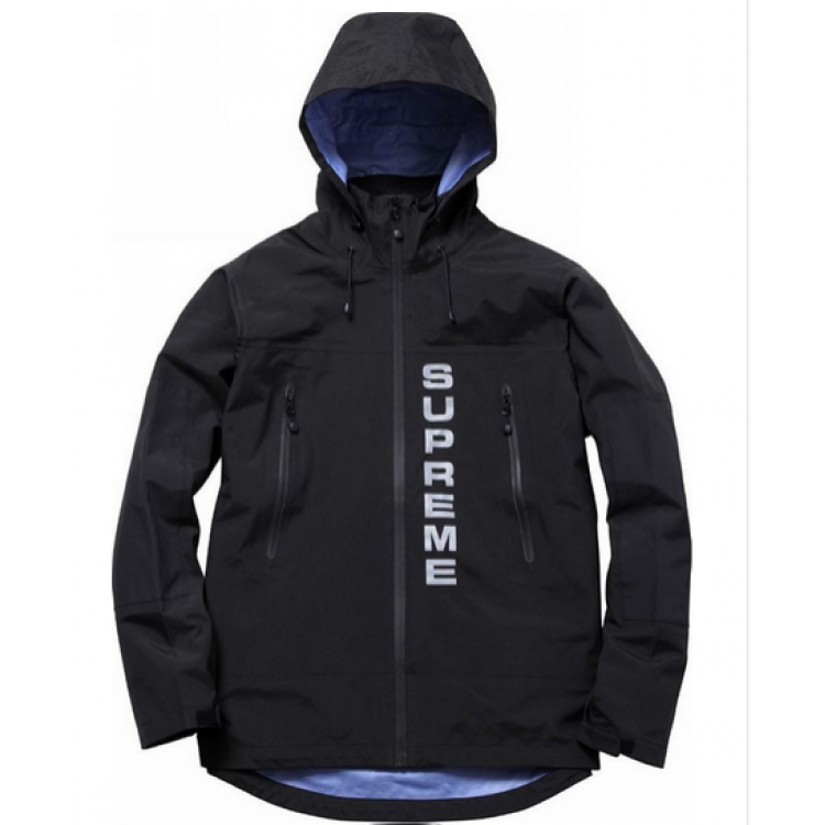 Supreme 3M Parka Reflective Wind Jacket (Black)