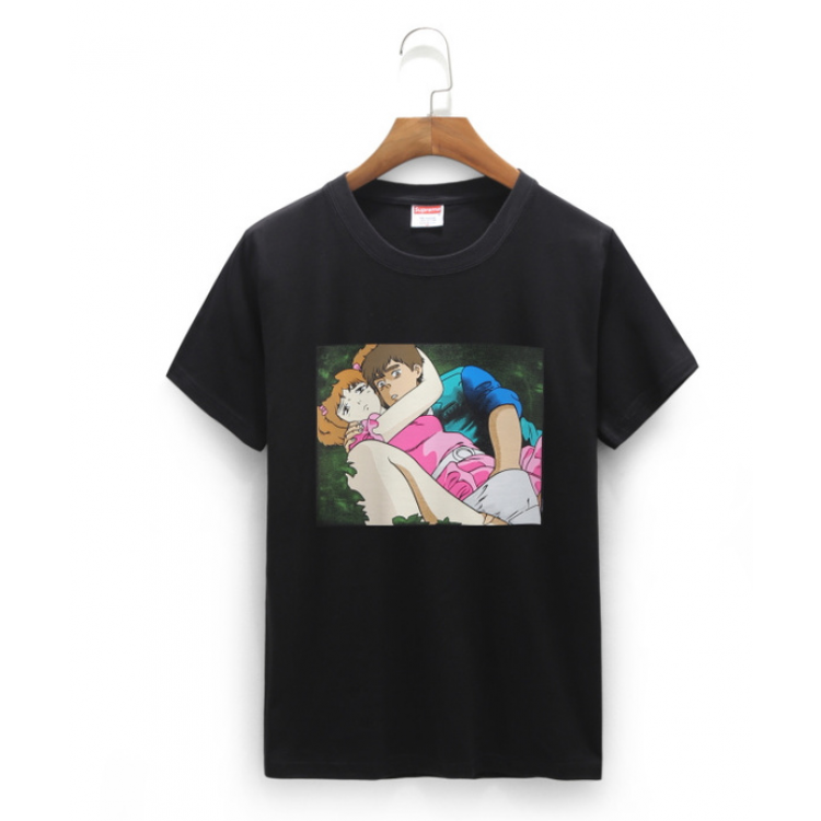 Supreme Anime Crewneck T-Shirt (Black)