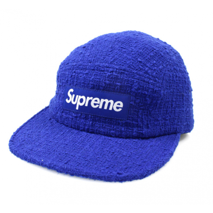 Supreme Boucle Box Logo Camp Hat (Blue)