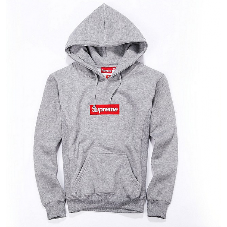 Supreme Box Logo Classic Hoodie (Gray)