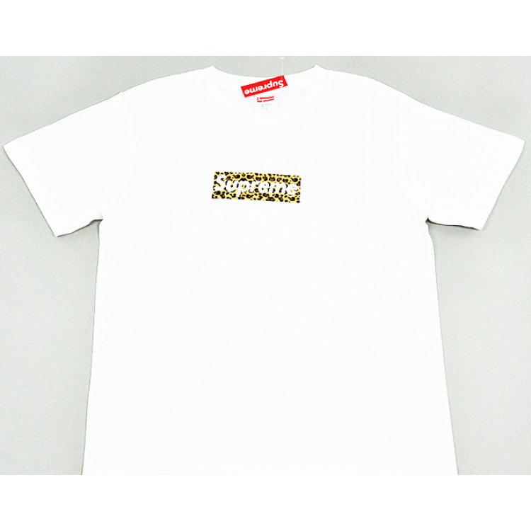 Supreme Box Logo Leopard T-shirt (White)