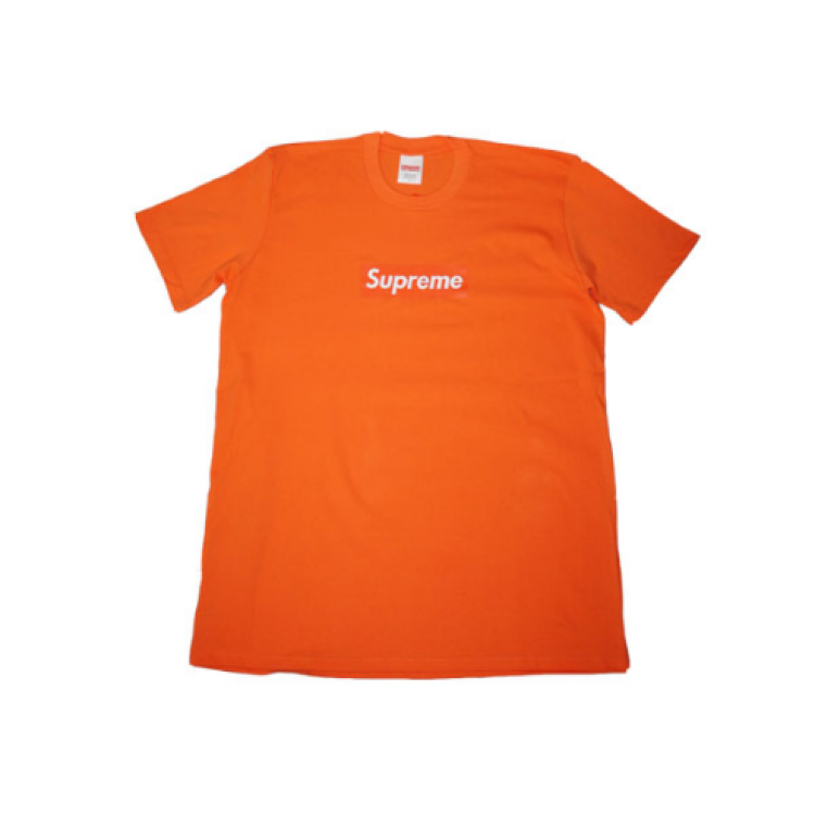 Supreme Box Logo T-Shirt (Orange)