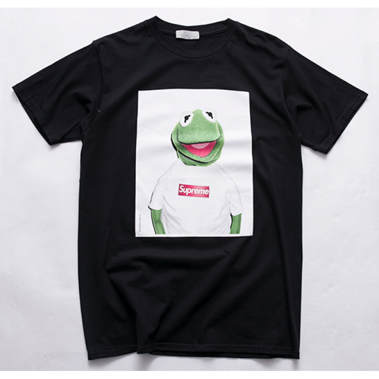 Supreme Frog Print T-Shirt (Black)