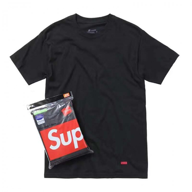 Supreme Hanes Classic T-Shirt (Black)