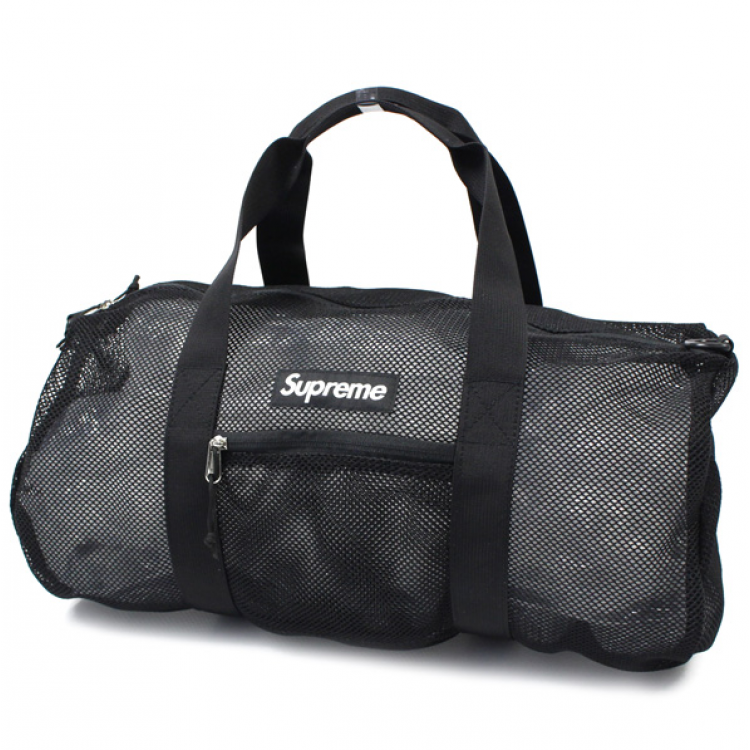 Supreme Mesh Duffle Bag (Black)