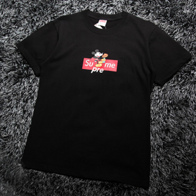 black supreme t shirt red box logo