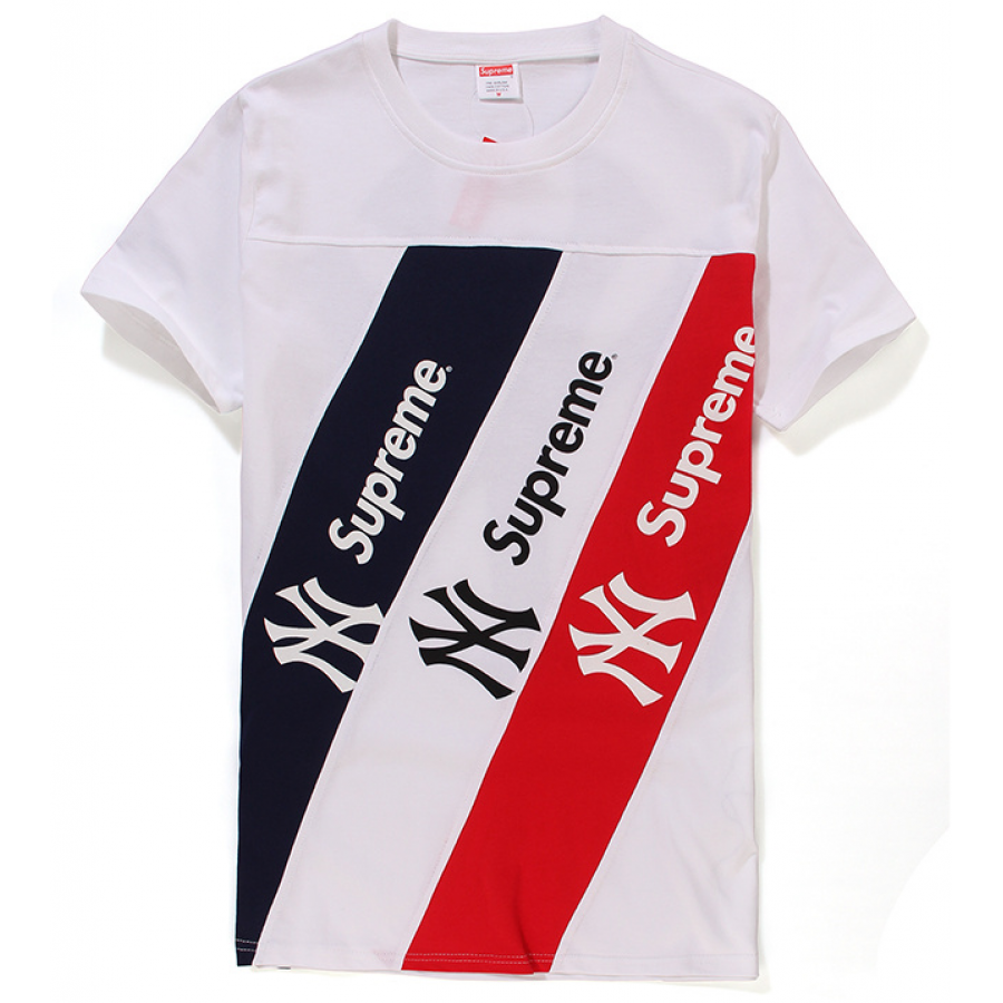 Supreme NY Crewneck T-Shirt (White)