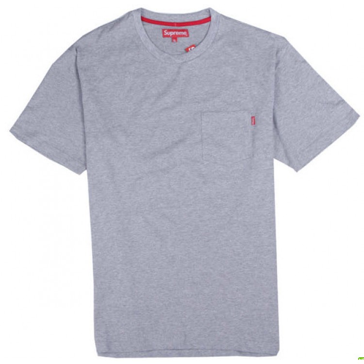 Supreme NYC Pocket T-shirt (Gray)