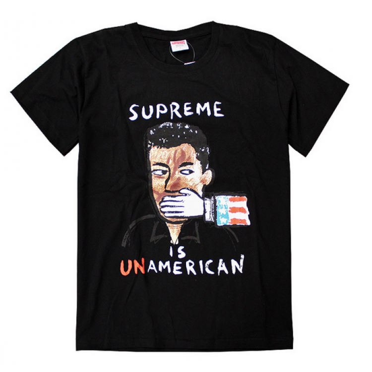 Supreme NYC Unamerican T-Shirt (Black)