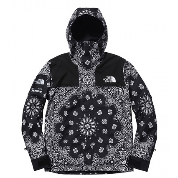 Supreme North Face NF Paisley Wind Jacket (Black)