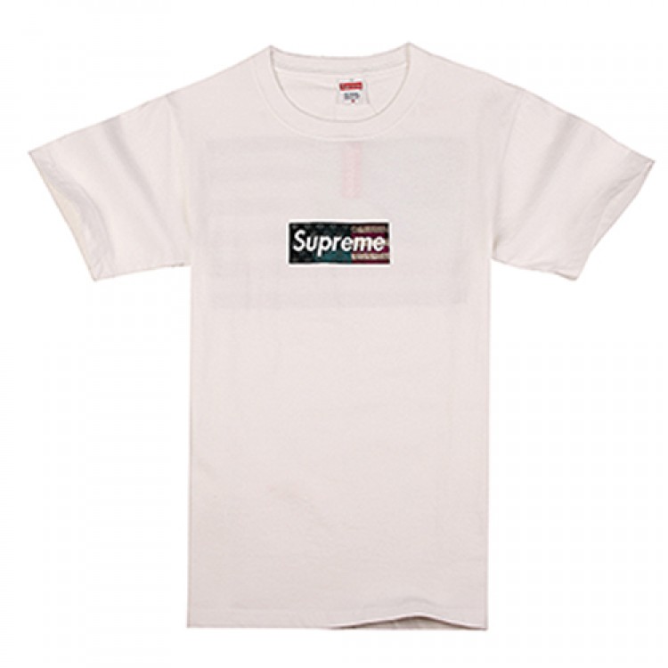 Supreme Plain American Flag T-Shirt (White)