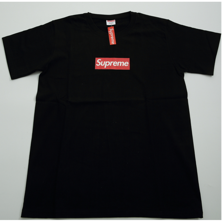 Supreme Plain Logo T-Shirt (Black)