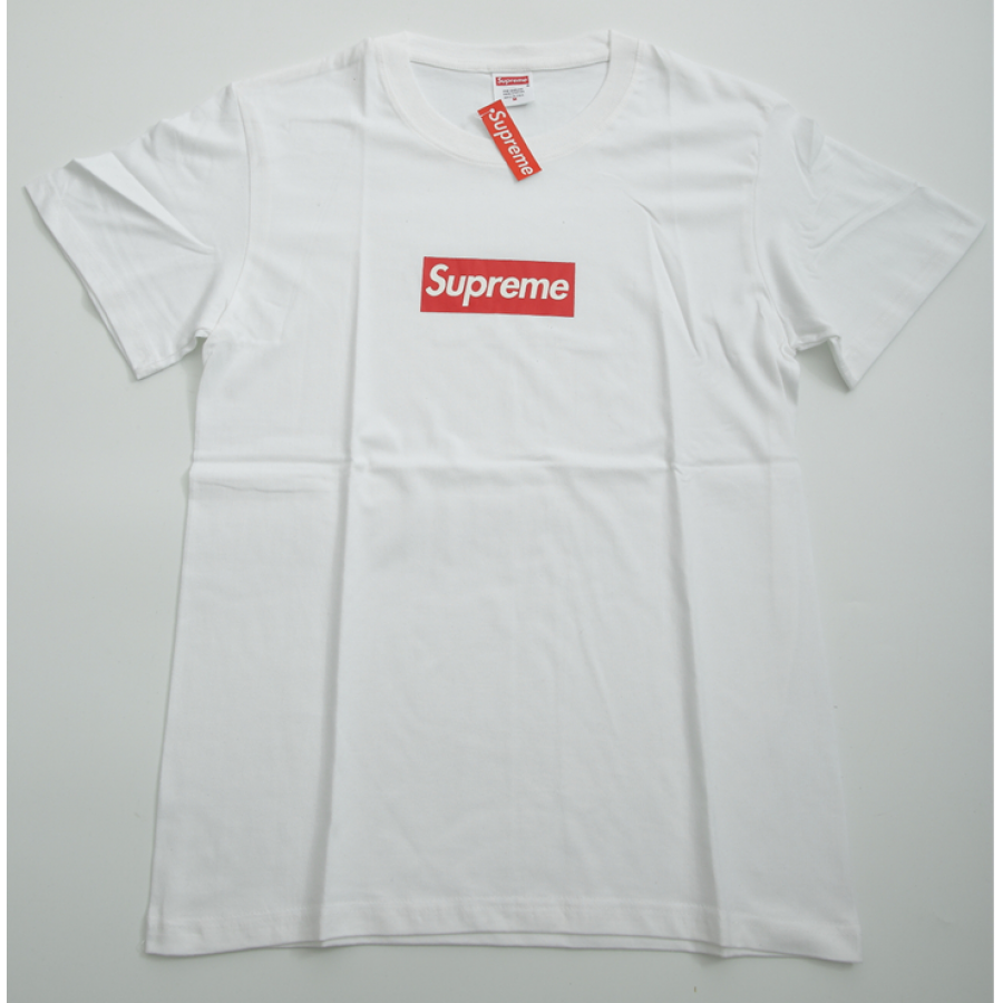 Supreme Plain Logo T-Shirt (White)