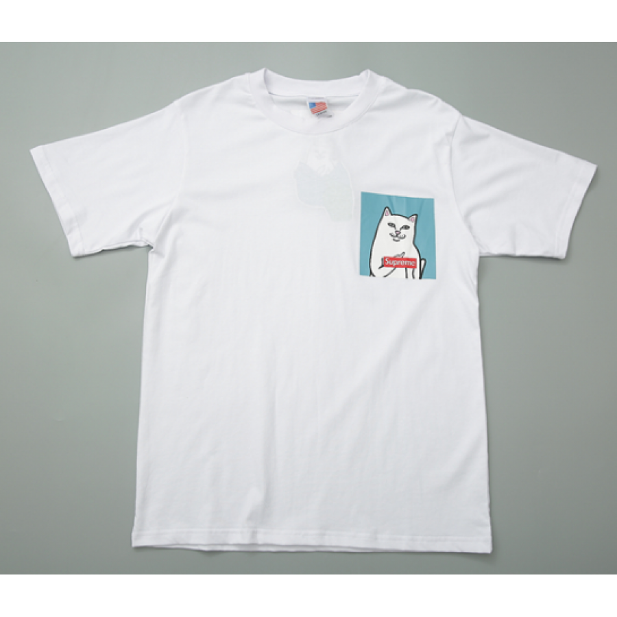 Supreme Ripndip Cat T-Shirt (White)