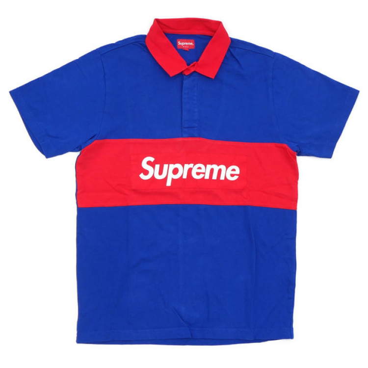 Supreme Rugby Box Logo Shirt (Blue)