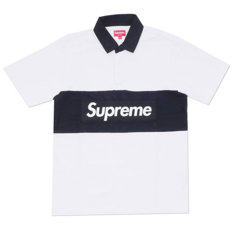 Supreme Rugby Box Logo Shirt (White)