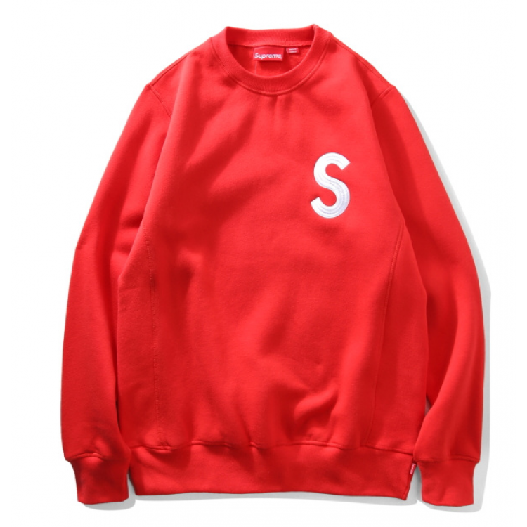 Supreme S Crewneck Sweater (Red)