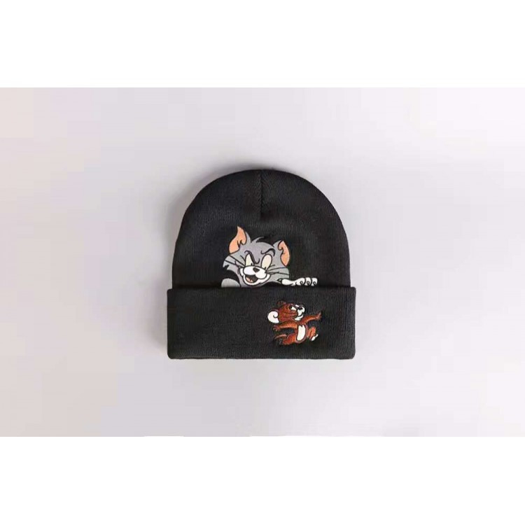 Supreme Tom Jerry Ribbed Beanie (Black)