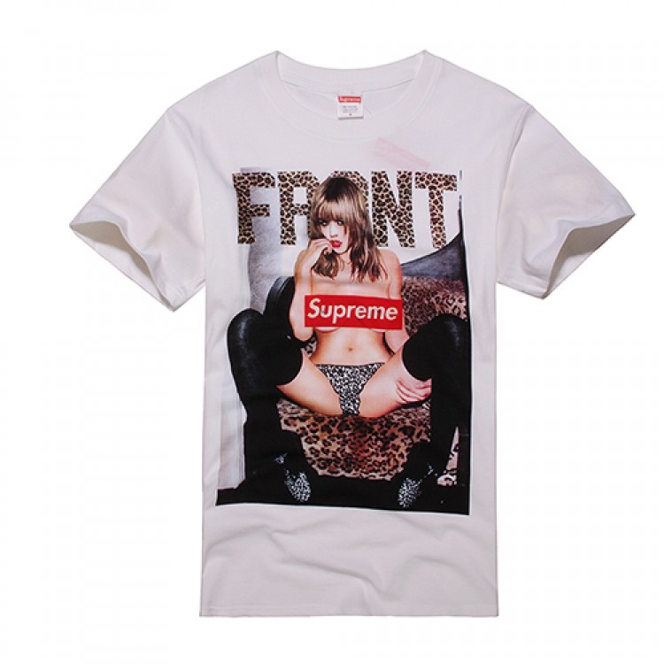 Supreme Woman Leopard Panties T-Shirt (White)