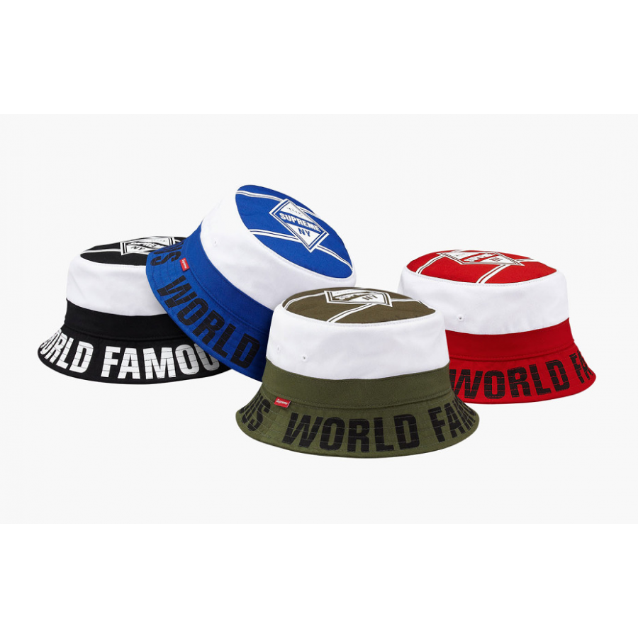 Supreme World Famous Bucket Hat Collection (Multicolor)