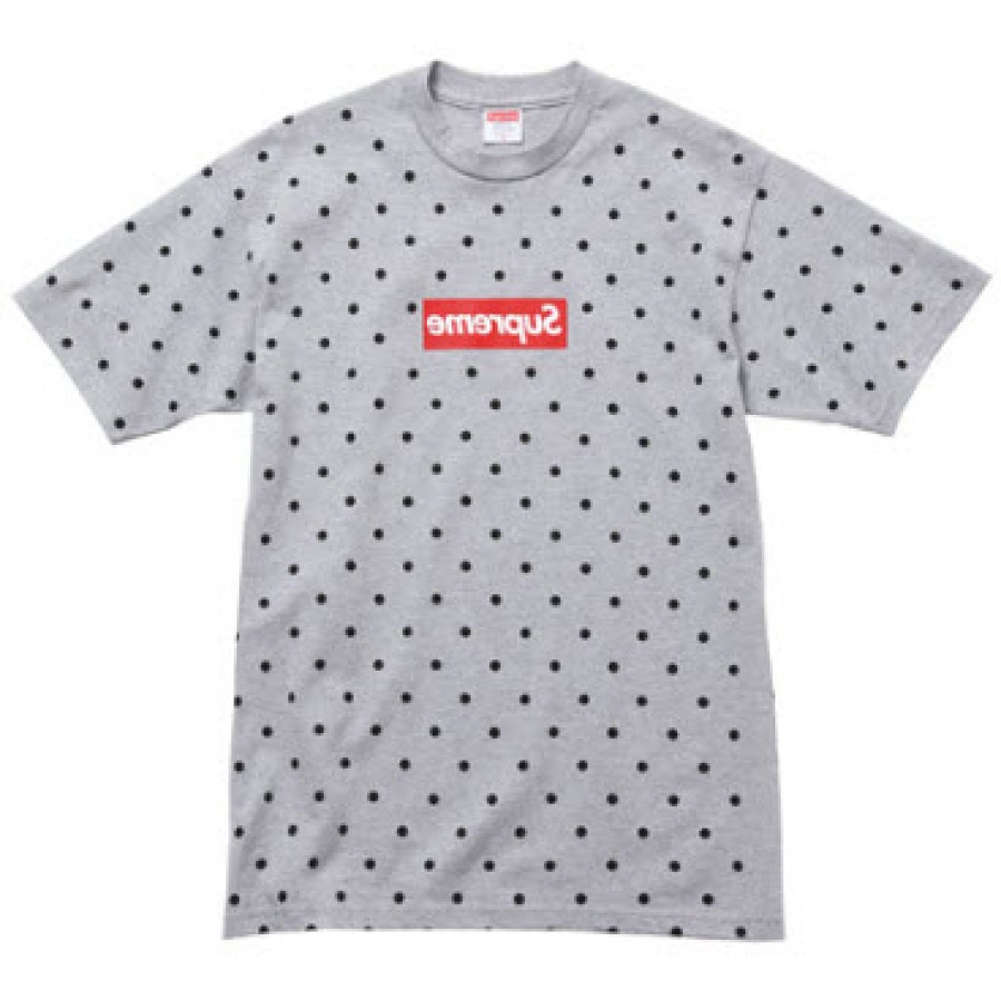 Supreme x Comme Des Garcons Box Logo T-Shirt (Gray)