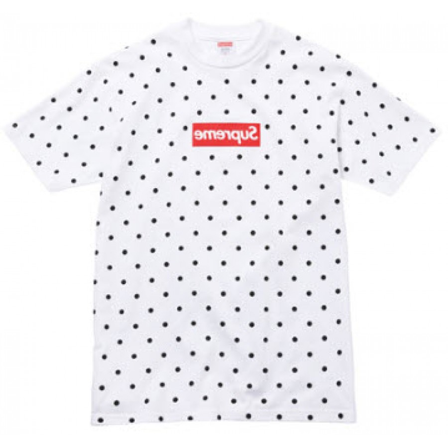 Supreme x Comme Des Garcons Box Logo T-Shirt (White)