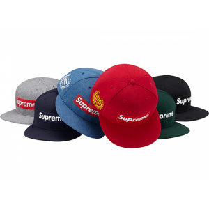 Supreme Box Wool Fitted Hats Collection (Multicolor)