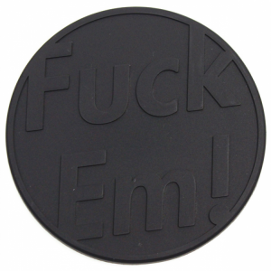 Supreme Fuck Em Coasters (Black)