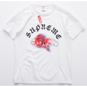 Supreme Gold Fish T-Shirt (White)