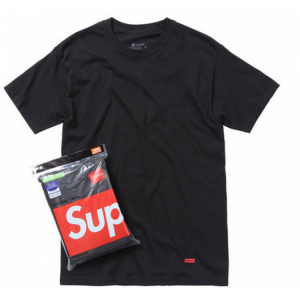 Supreme Hanes Simple T-Shirt (Black)
