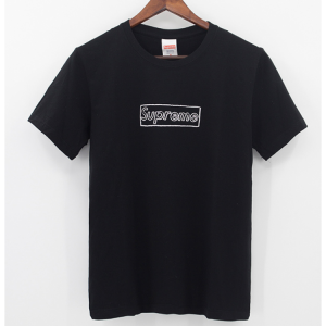 Supreme KAWS Box Logo T-Shirt (Black)