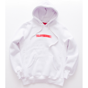 Supreme Motion Logo Hooded Sweater (White)