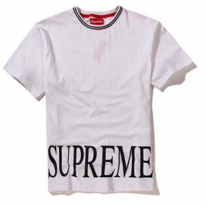 Supreme NYC Roman Logo T-Shirt (White)