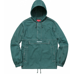 Supreme Plain Hooded Jacket (Green)