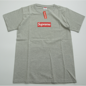 Supreme Plain Logo T-Shirt (Gray)