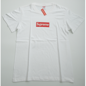 Supreme Plain Logo T-Shirt (White)