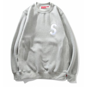 Supreme S Crewneck Sweater (Gray)