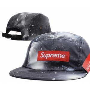 Supreme Space Box Logo Strapback Hat (Gray)