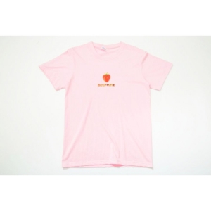 Supreme Strawberry Flame T-Shirt (Pink)