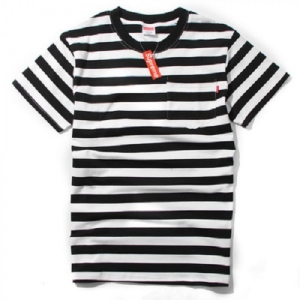 Supreme Stripe T-Shirt (Black/White)