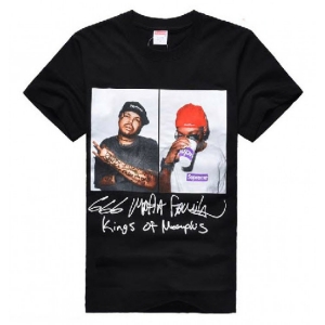 Supreme Three Six Mafia Family T-shirt (Black)