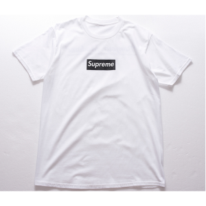 Supreme Bonjour Madame Crewneck Tee (White)