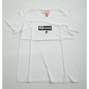 Supreme Box Logo Bullet Holes T-Shirt (White)