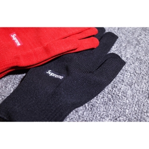 Supreme Box Logo Knitted Gloves (Black)