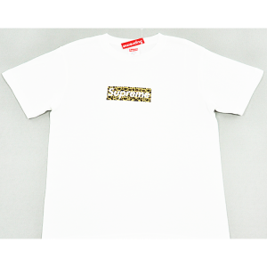 Supreme Box Logo Leopard T-shirt (White)