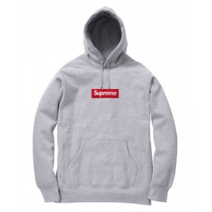 Supreme Box Logo Pullover Hoodie (Gray)