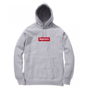 Supreme Box Logo Pullover Hoodie (Gray)